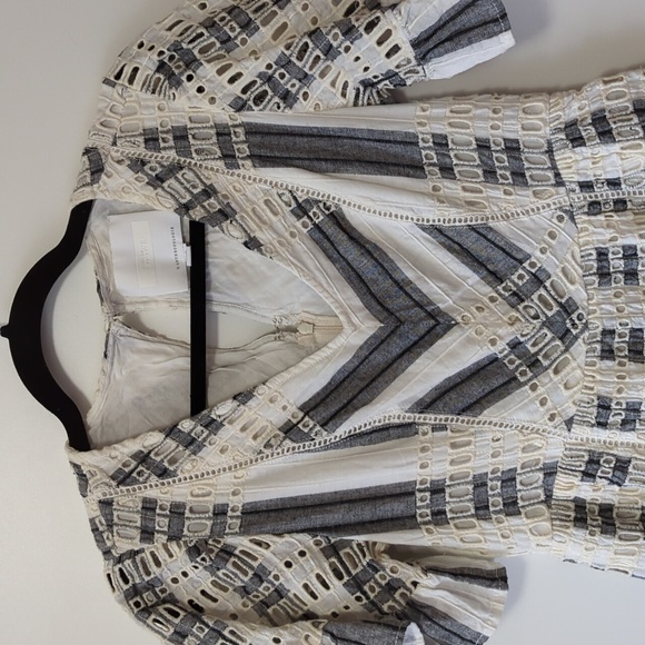 Anthropologie ett twa Eyelet Romper - Size 0 - Picture 3 of 12